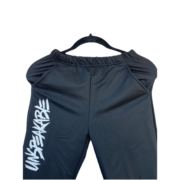 Unspeakable Hoodie & Jogger Set Purple Black Size 16 Youth - Picture 9 of 13